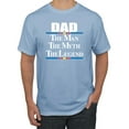 thumbnail image 1 of Wild Bobby,Dad The Man The Myth The Legend Best Daddy Father Gift, Father's Day, Men Graphic Tees, Light Blue, 5XL, 1 of 3