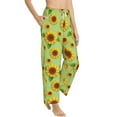 thumbnail image 2 of Balery Sunflower Leaves print Women's Pajama Pants,Ultra Lightweight Pjs,Lounge Pant-XX-Large, 2 of 9