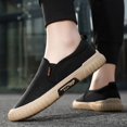 thumbnail image 4 of Mens Canvas Shoes Breathable Slip on Loafers Comfortable Walking Driving Low Top Fashion Sneakers, 4 of 7