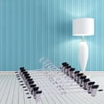 thumbnail image 4 of EIMELI 10/20Pcs Non-slip Adjustable Stand Hanger Pants Skirt Clothes Rotatable Clips, 4 of 12