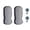 2*grey, variant on Apparent Exfoliating Sponge, Super Soft Exfoliating Bath Sponge for Body Dead Skin Reusable, Exfoliating Sponge for Shower Gentle Exfoliating Body Scrub Sponge Quick-Dry (2*Blue)