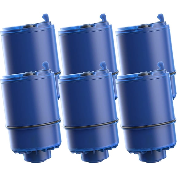 AQUA CREST Replacement for All PUR®, PUR®PLUS Faucet Water Filter，Pur® RF-9999® Faucet Water Filter (5 1 Pack)