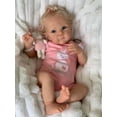 thumbnail image 3 of Muñeca Reborn Pinky Lovely de 46 cm, realista, para recién nacido, con accesorios, 3 of 7