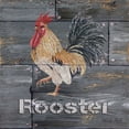 thumbnail image 3 of Gango Home Decor Country-Rustic Pig & Rooster by Cindy Jacobs (Ready to Hang); Two 12x12in Black Framed Prints, 3 of 5