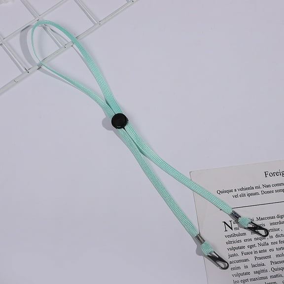 Adjustable Hat Strap Clips Cord Fasteners, Windproof Clips Cap Retainers Hat Chin Cords, Anti-lost Straps Hat Holder Clips for Travel, Golfing, Fishing, Camping (Light Green)