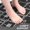 thumbnail image 5 of Bathroom Rugs 20x31 inch Black Boho Bath Mat Non-Slip Geometric Moroccan Farmhouse Bath Rug Soft Velvet Machine Washable Bathroom Mats for Tub Sink Shower, 5 of 6