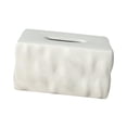 thumbnail image 4 of Caja de pañuelos rectangular, dispensador de pañuelos, caja rectangular para guardar servilletas blanco, 4 of 9