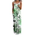thumbnail image 2 of Wancir Womens Casual Jumpsuits Loose Overalls Summer Sleeveless Stretchy Wide Leg Long Pants Romper with Pockets, 2 of 5