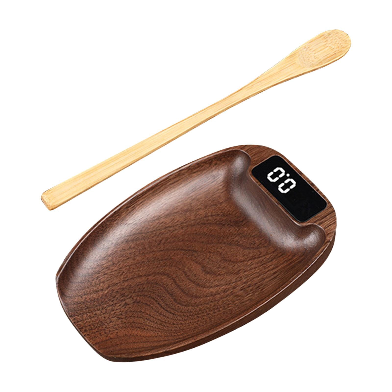 Fiocias Electronic Tea Scale Kitchen Scale Digital Scale Jewelry Scale Multiuse Weighing brown