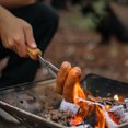 thumbnail image 4 of yeacher Fourchette Compacte en Hêtre - Brochette de Camping en Acier Inoxydable pour Grillades en Plein Air et Pique-Niques, Design en Forme de U, Version Courte, 4 of 6