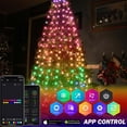 thumbnail image 4 of ASTRAEA 6.5FT Smart Christmas Tree Lights, 200LED RGB Color Changing String Lights Waterproof for Xmas Tree Decorations Indoor Outdoor, Multicolor, 4 of 8
