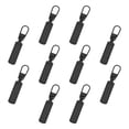 thumbnail image 3 of GUOOL 10pcs Metal Zipper Heads Replacement Repair Sewing Accessories Fixing Handle Black, 3 of 9