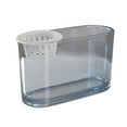 thumbnail image 1 of Contenedor decorativo transparente para sistema de cultivo de plantas y peces acuapónicos Azul claro20x10x12cm, 1 of 9