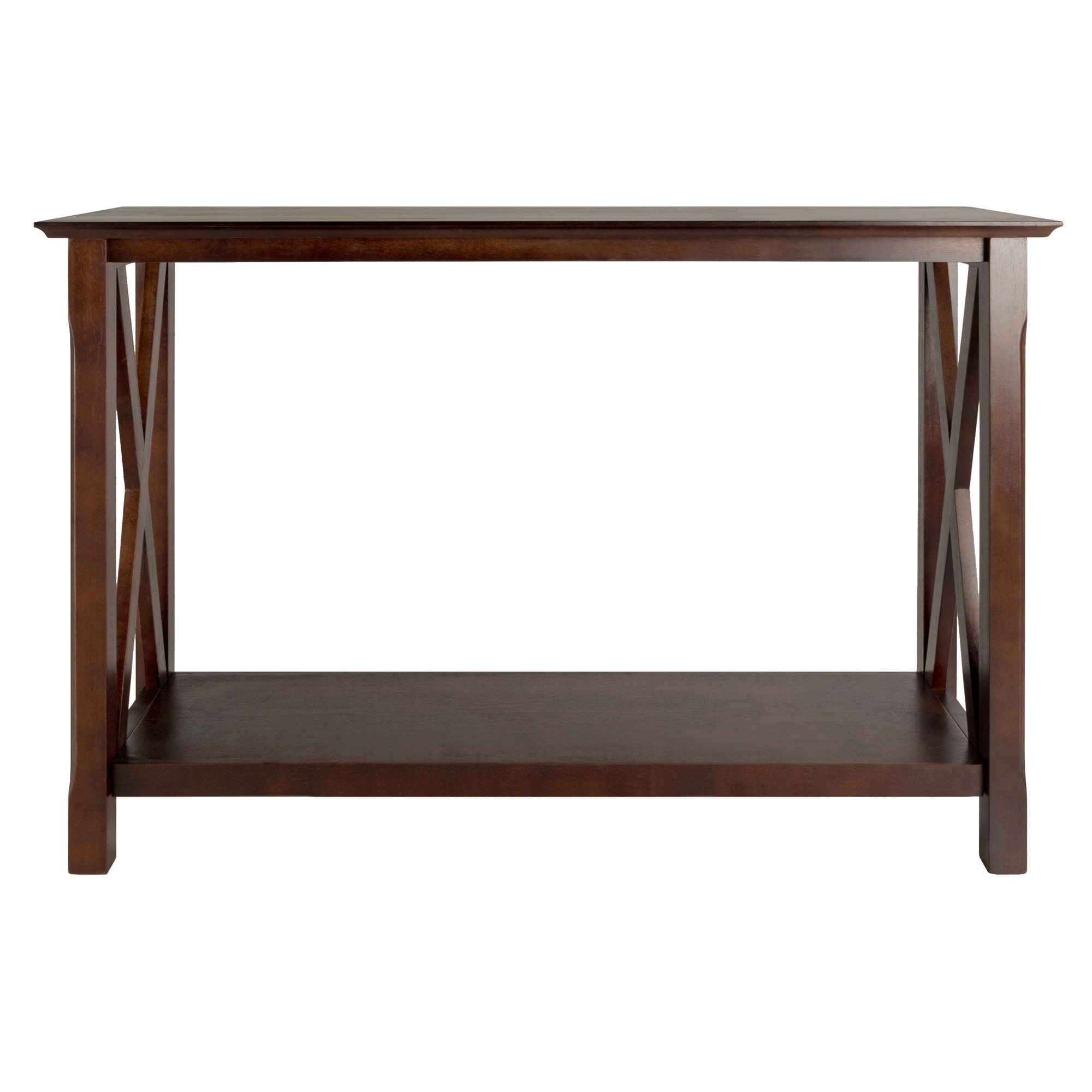Winsome Wood Xola X-Panel Console Table, Cappuccino Finish - image 3 of 5