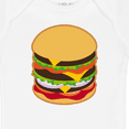 thumbnail image 4 of Inktastic Hamburger Lover Boys or Girls Baby Bodysuit, 4 of 5
