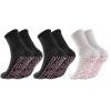 thumbnail image 4 of Calcetines magnéticos Likrtyny Para masaje de pies autocalentamiento 3 pares Blanco y Negro, 4 of 8