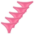 thumbnail image 1 of Gibobby Bragas Regalo de Navidad 5 piezas Tangas de mujer sexy Calzoncillos Patchwork Color Ropa interior Bragas Bikini Sólido Calzoncillos para mujer(B,G), 1 of 5