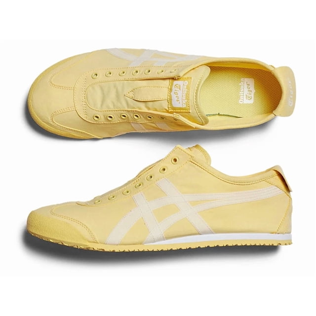 Onitsuka & Tiger MEXICO 66 SLIP-ON YELLOW/CREAM new for UNISEX from Japan