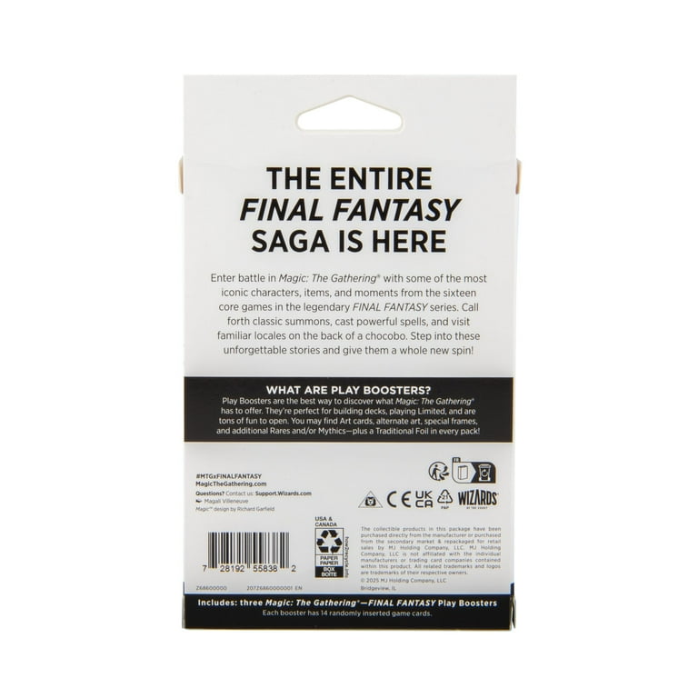 MTG FINAL FANTASY PLAY PACK - Walmart.com