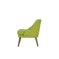 thumbnail image 2 of A&D Home Dana Linen Fabric Accent Chair, Green, 2 of 5