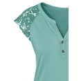 thumbnail image 5 of LASCANA Women's Lace Detail Top Buttons, 5 of 5