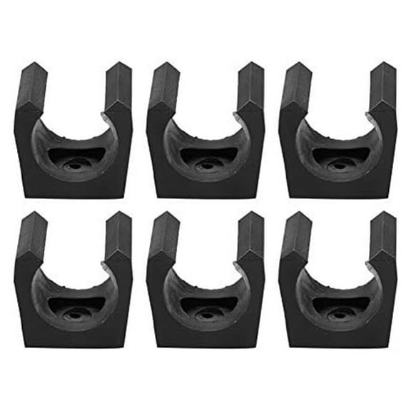 Pool Cue Clamp, Set of 6 Plastic Billiard Single Stand Mini Rod Storage Accessories