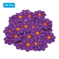 thumbnail image 3 of Uxcell Flower Iron-on Patches Embroidered Sew Flower Patch for Clothing Repair Backpack 3.54x3.54" 30 Pcs Purple, 3 of 7