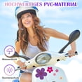 thumbnail image 1 of Redempat Colorfast And Long Service Life Hippie Flower Decal For Cars And Laptops Scooters Motorcycle Decal G, 1 of 6