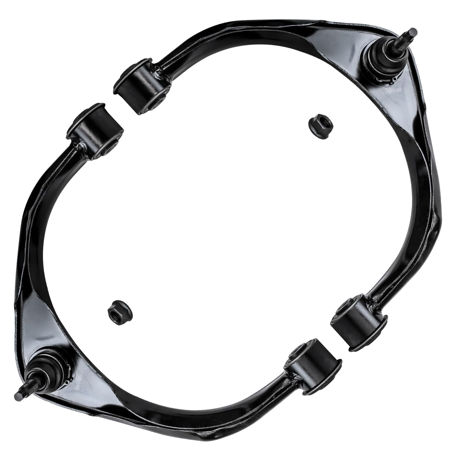Detroit Axle - Front 4pc Control Arms Kit for Dodge Ram 1500 Classic, 4 Lower and Upper Control Arms w/Ball Joints Assembly Replacement