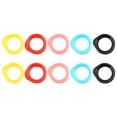thumbnail image 1 of MasteelfCA 10pcs Color Silicone Finger Rings Hair Scissors Pet Scissors Finger Rings, 1 of 7