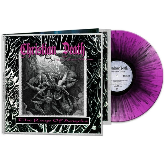 Christian Death - The Rage Of Angels - Purple/black Splatter - Music & Performance - Vinyl