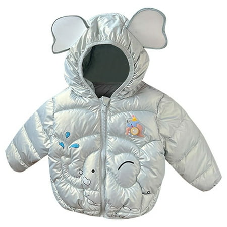 

Toddler Girl Coats New Children S Down Padded Jacket Autumn And Winter Thickened Baby Coat Padded Jacket Korean Version Of Boys And Girls Coats For Girls(Size:18-24 Months)