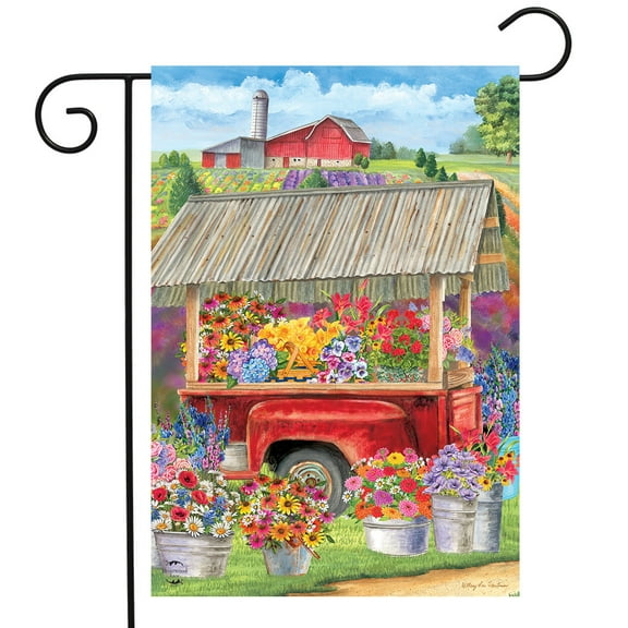 Briarwood Lane Spring Farm Garden Flag