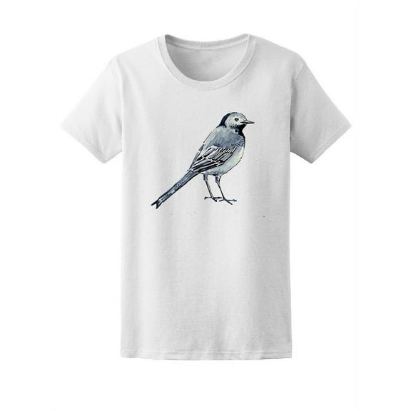 Beautiful Vintage Bird In Sketch T-Shirt Women -Image by Shutterstock, Female x-Large
