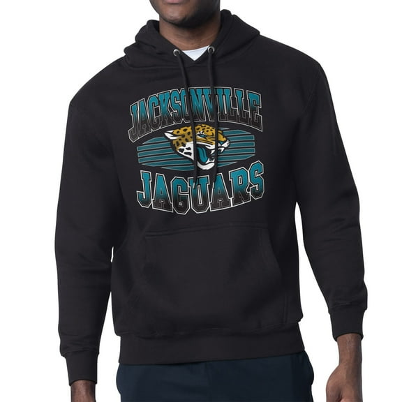 Men's Starter Black Jacksonville Jaguars Team Grit Graphic Hoodie