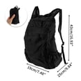 thumbnail image 5 of Unique Bargains 1 Set Packable Backpack Durable Hiking Backpack Black, 5 of 5