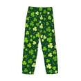thumbnail image 3 of Vsdgher Happy St. Patrick's day Print Mens Pajama Pants Sleep & Lounge Pants, PJ Bottoms With elastic waistb and Pockets, 3 of 5