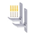 thumbnail image 2 of Estante de almacenamiento para modelo de avión con tornillo, soporte de almacenamiento de aleación de aluminio resistente que ahorra espacio, estante plata, 2 of 7