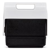 Igloo Playmate Mini Cooler, 4 QT Capacity, Holds 6 Cans, Black, Insulated Hard Side Lunchbox Cooler Keeps Your Lunch Cold
