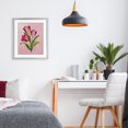 thumbnail image 3 of Stupell Industries French Country Vibrant Magenta Tulips Gray Framed Print Under Glass, 13 x 16, by Diane Neukirch, 3 of 8