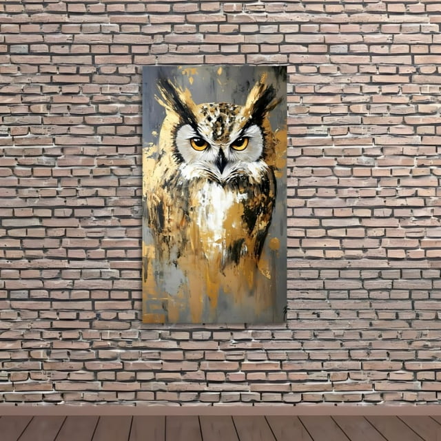 Cuadro Decorativo Animal 60x80cm Búho