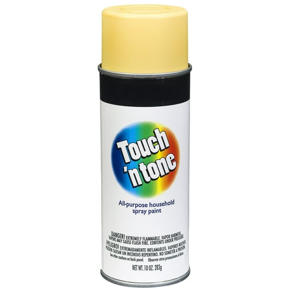Rust-Oleum  Touch n Tone  Gloss  Canary Yellow  Spray Paint  10 oz.