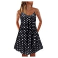 thumbnail image 1 of Fridja Womens and Casual Summer Multicolor Solid Color Beach Dress, 1 of 4