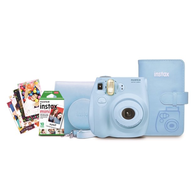 Refurbished Fujifilm Instax Mini 7s Bundle Light Blue ...