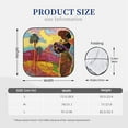thumbnail image 3 of Balery Beautiful African Woman Sun Shield 2 Pack For Car Front Windows Foldable Sun Visor Protector Blocks Max Uv Rays And Keeps Your Vehicle Cool For Most Sedans Suv Truck, 3 of 7