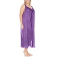 thumbnail image 3 of EZI Nightgowns for Women - Soft & Breathable Satin Night Gowns for Adult Women - Medium to Plus Size Womens Sleep Shirts - Long Mid-Length Nightgown, 3 of 9