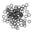 thumbnail image 2 of Artistic Wire, Chain Maille Jump Rings, 20 Ga / ID 4.76mm / 140pc, Black Color, 2 of 3