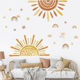 thumbnail image 1 of Bohemian Rainbow Wall Decals, Large Sun and Cloud Wall Art Decals, Peel and Stick Wall Decals for Baby, Nursery, Kids Room, 1 of 4