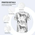 thumbnail image 3 of KLL German Shepherd Dog for Men's Baseball Shirts,Short Sleeve Casual Shirts Button Down Shirt for Men Beach Summer Wedding Shirt-3X-Large, 3 of 7