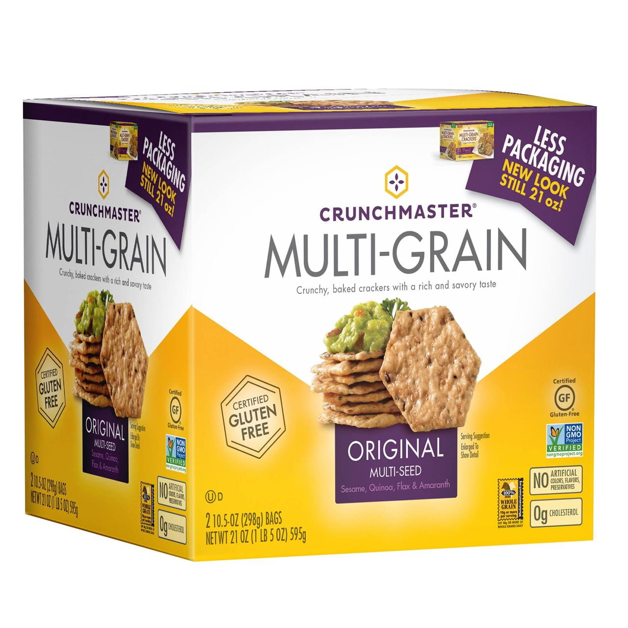 Product of Crunchmaster MultiGrain Cracker 21 oz.